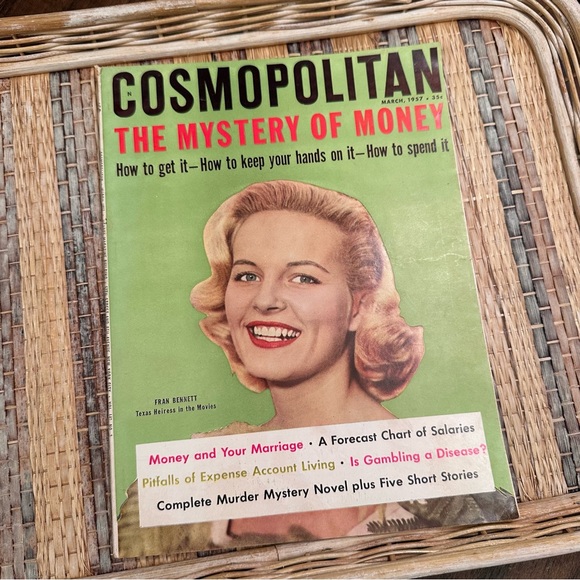 Vintage Cosmopolitan Magazine - March 1957 - Picture 1 of 13